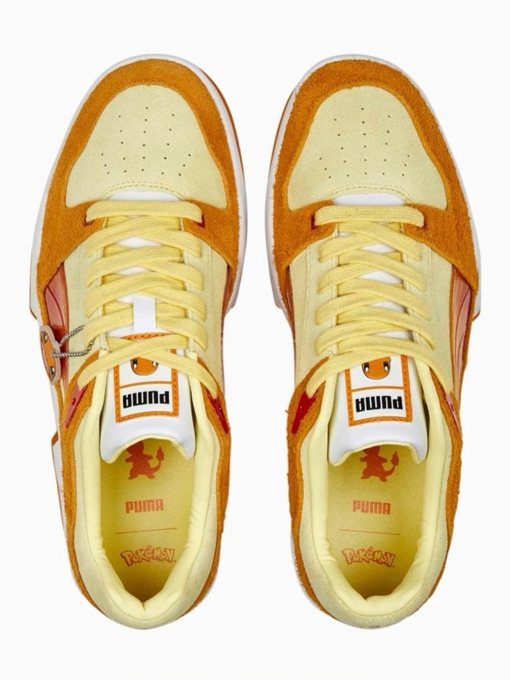 Puma x Pokémon Lo Charmander sneakers Kids Size 5.5 Yellow/ Orange Color